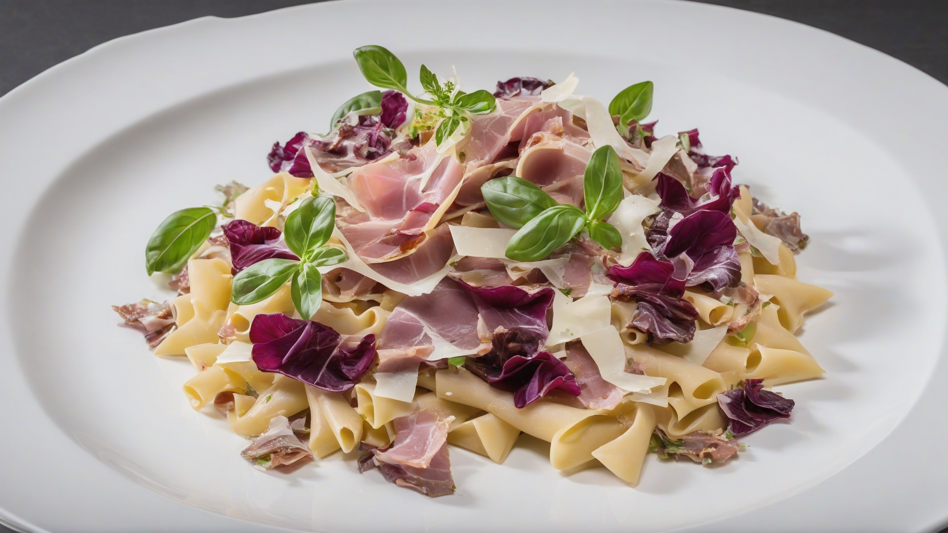 pasta speck e radicchio